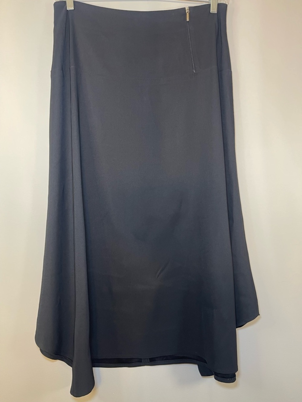 Lauren Vidal Elegant Black Maxi Skirt
